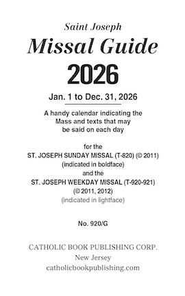 St. Joseph Missal Guide for 2026