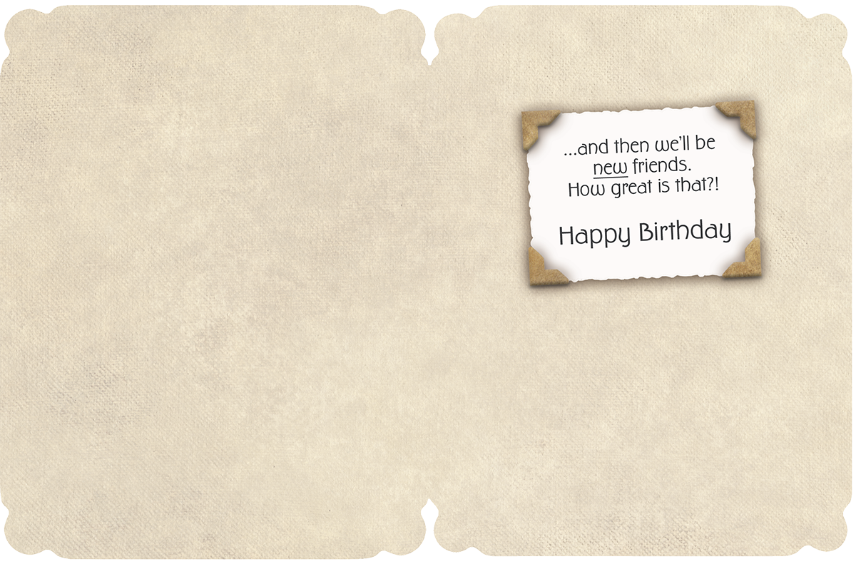 Senile Smiles Ahead Funny Birthday Greeting Card
