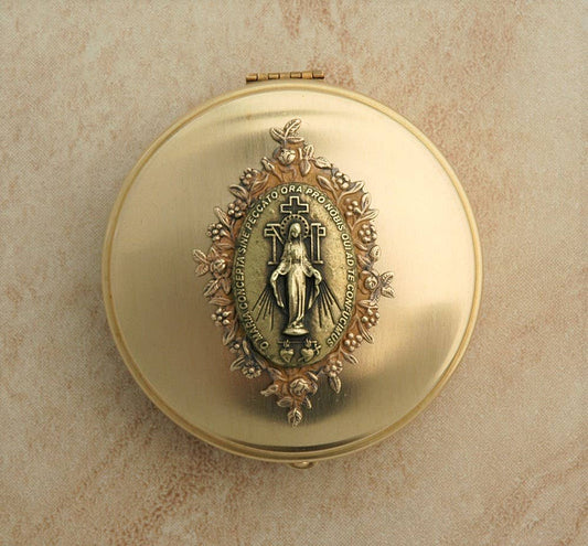 Vintage Collection Round Jewelry Organizer Box