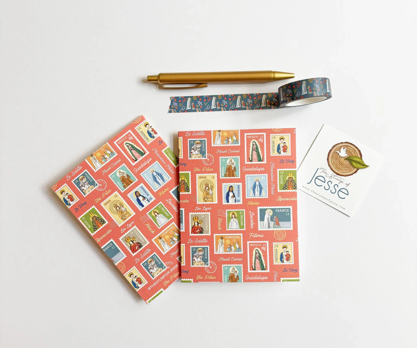 Ave Maria Post Red Greeting Card