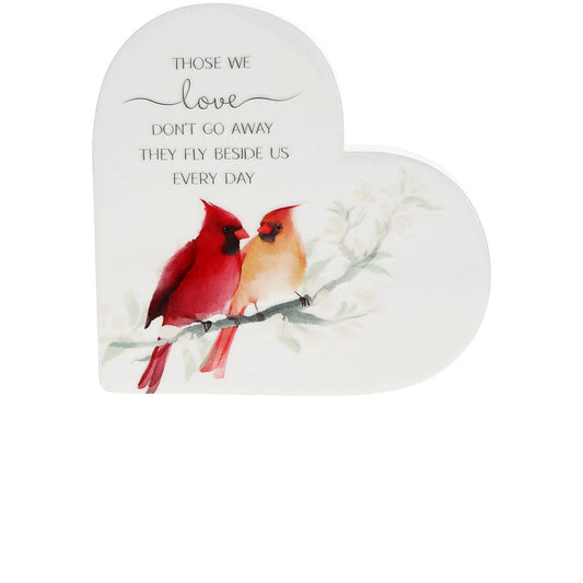 Those We Love - 5" Ceramic Heart Plaque