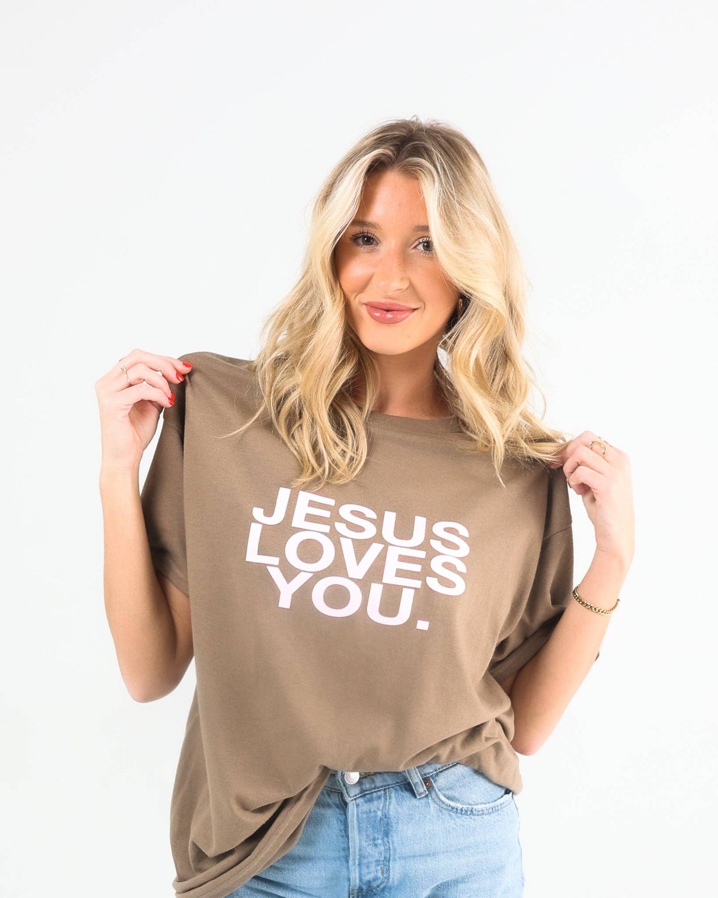 "The Earthtone Tees" - Mocha/Blush