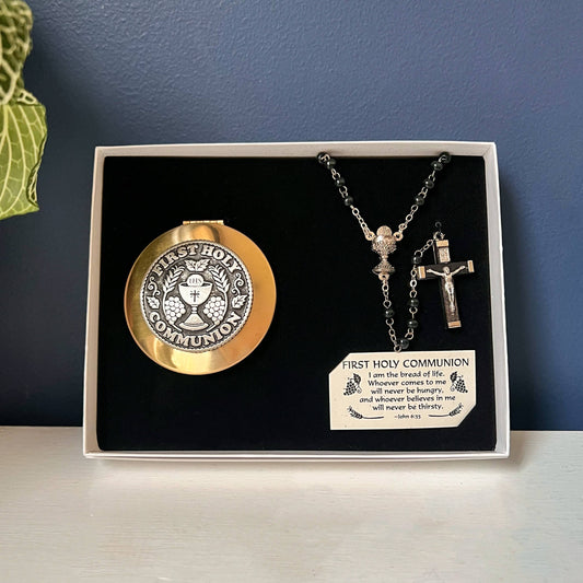 Communion Rosary Gift Set for Boy