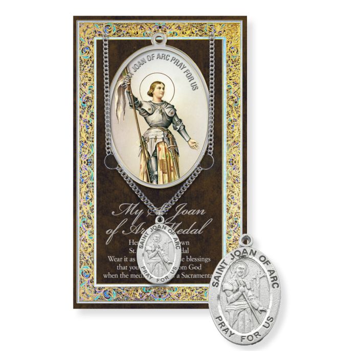 Picture Folder w/ Medal and Chain St Joan of Arc – St. George