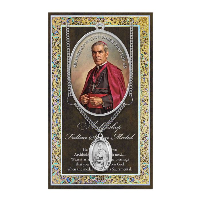 Archbishop Fulton Sheen Genuine Pewter