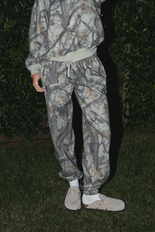 Jesus I Trust In You Woodland Camo Sweatpants