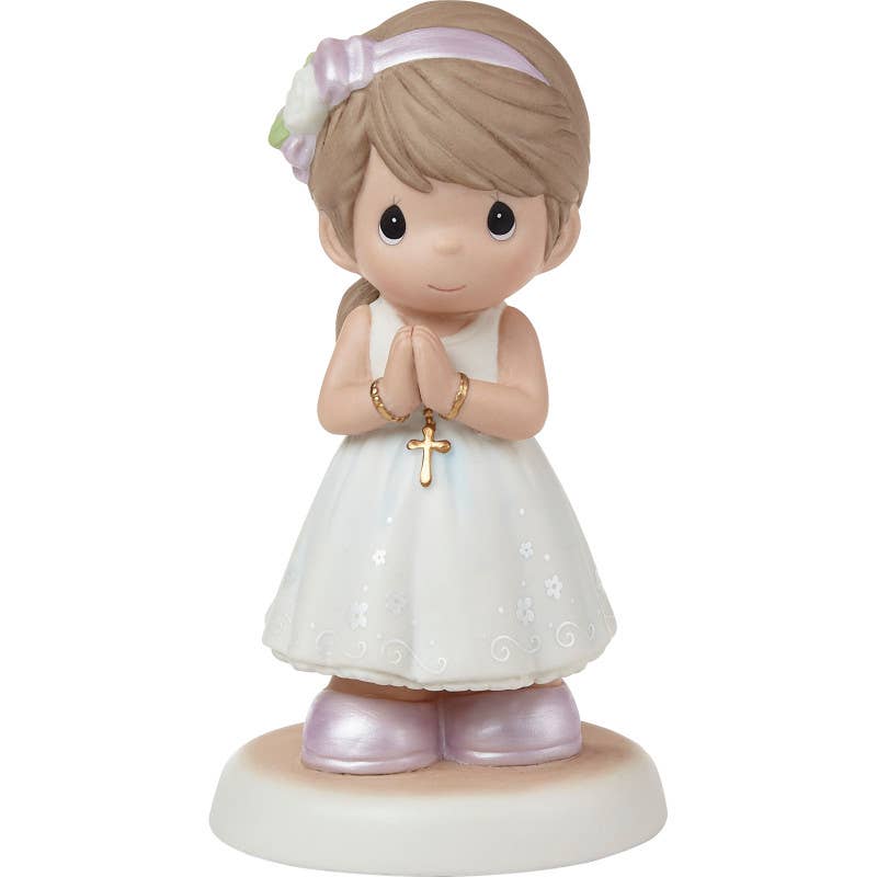 Blessings On Your First Communion Brunette Hair/Medium Skin