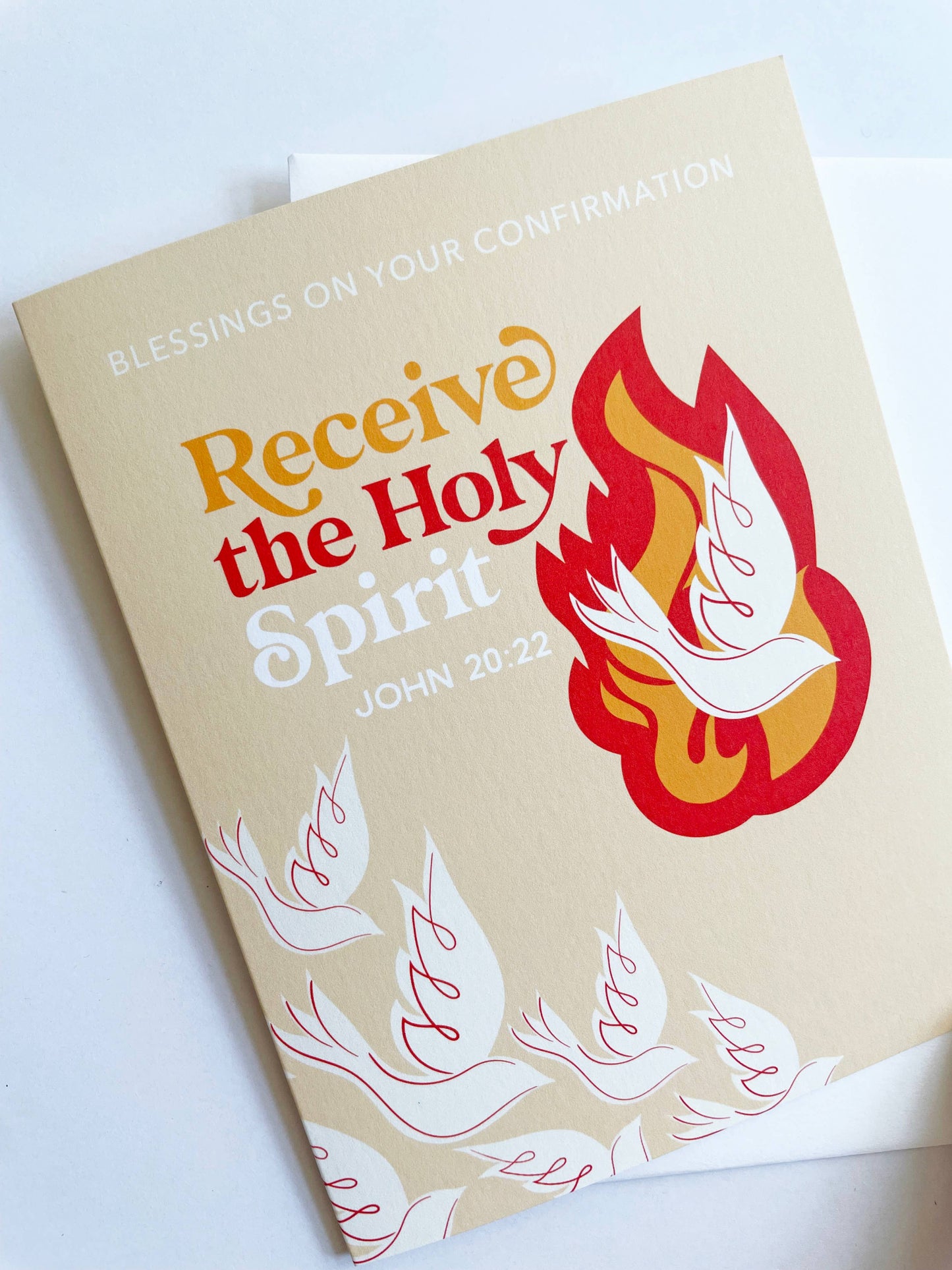 Receive the Holy Spirit Greeting Card
