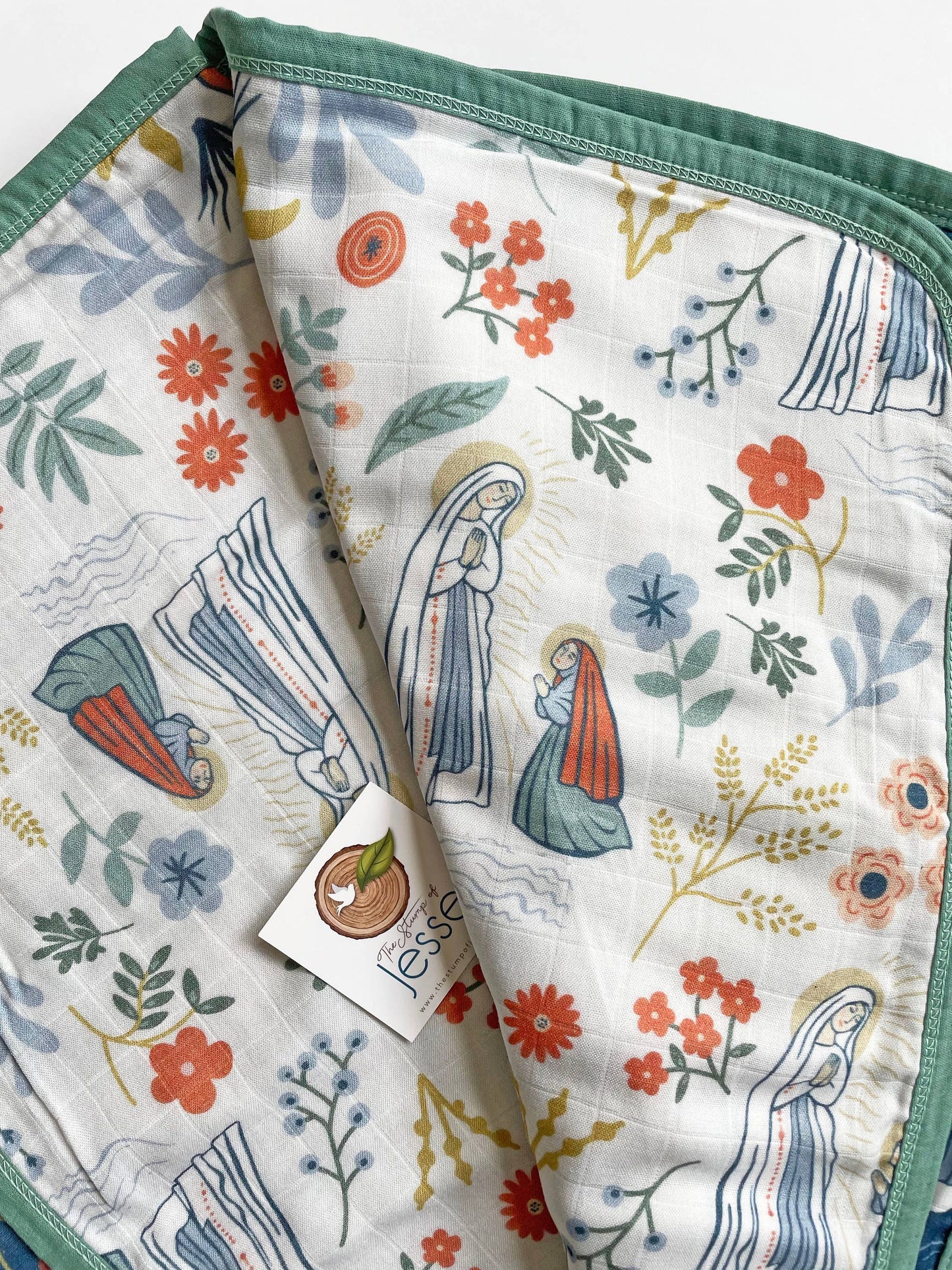 Our Lady of Lourdes & St. Bernadette Quilt