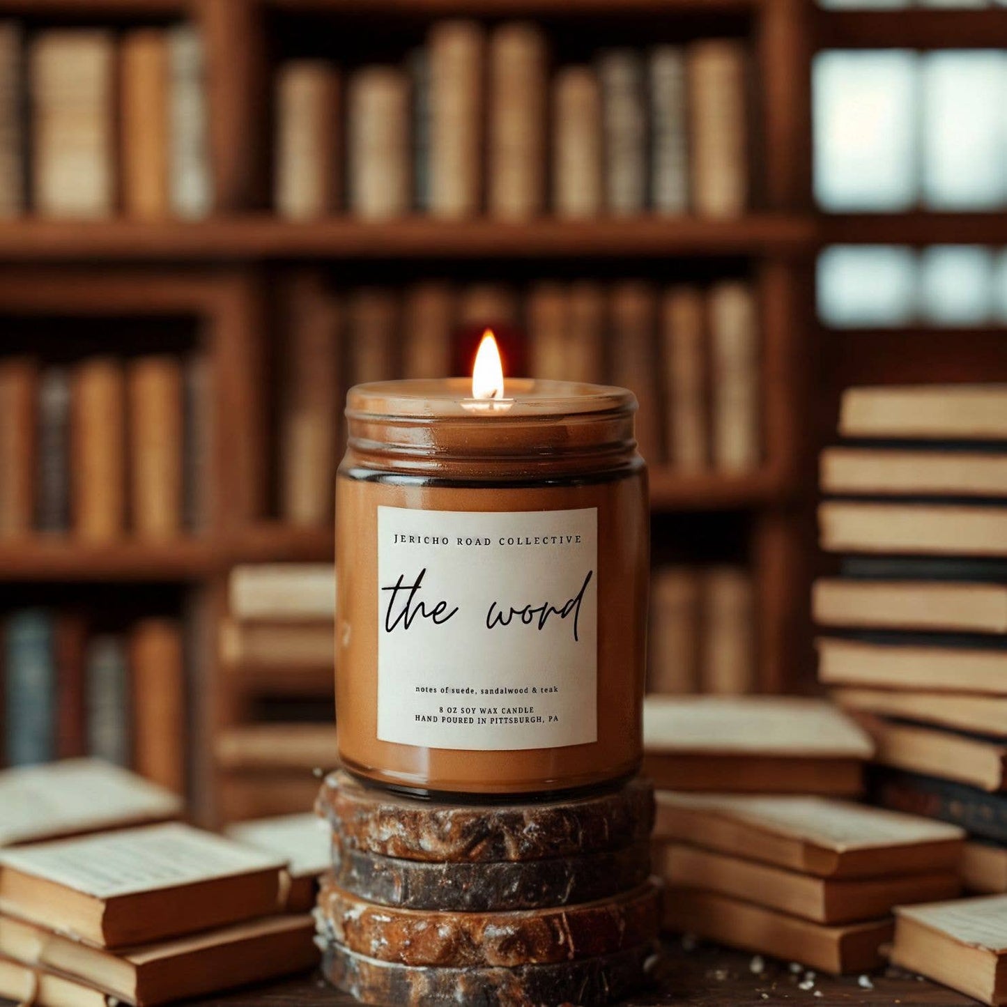The Word Soy Wax Candle