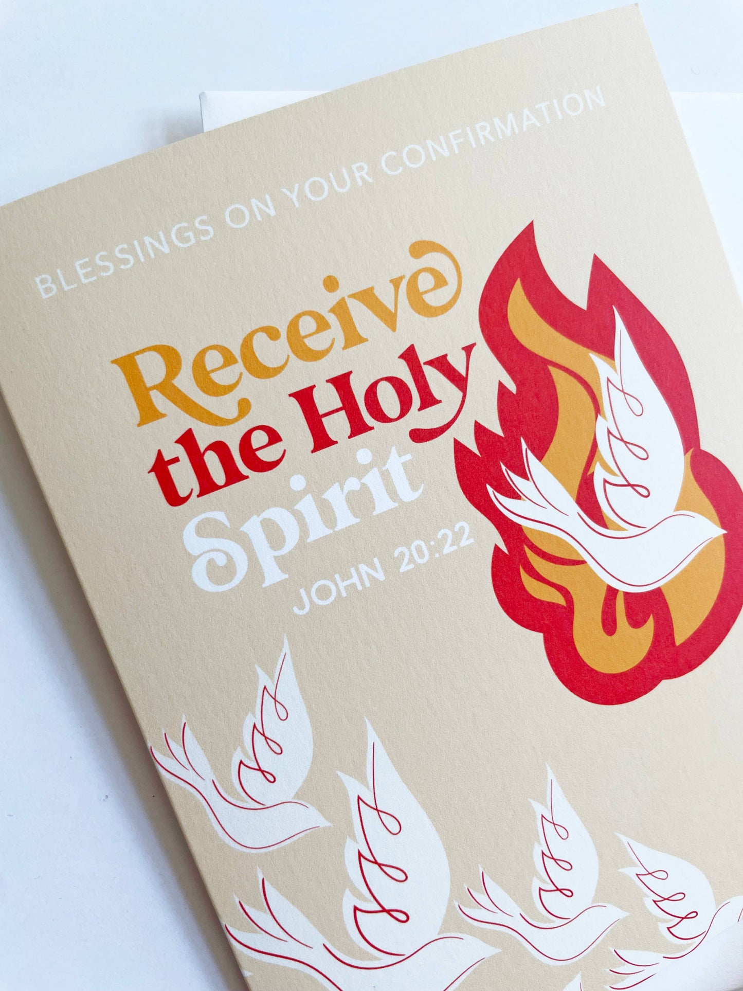 Receive the Holy Spirit Greeting Card