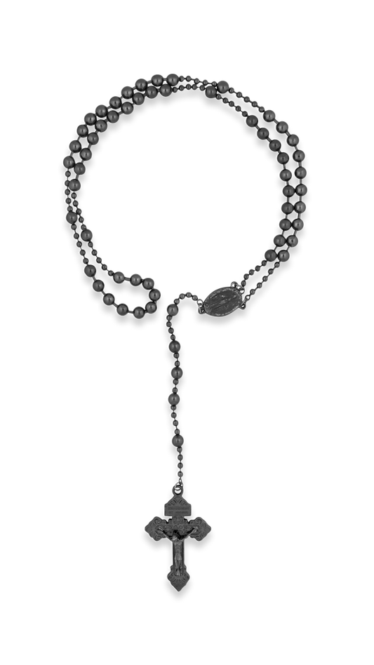 Soldier of God Gunmetal Military Rosary