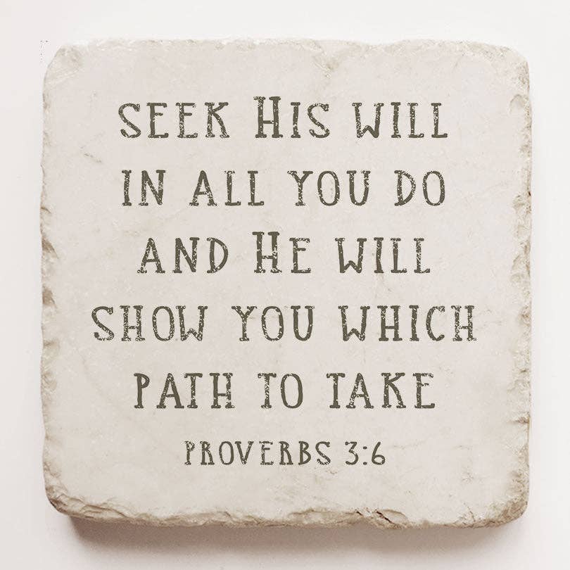 576 | Proverbs 3:6 Stone Block