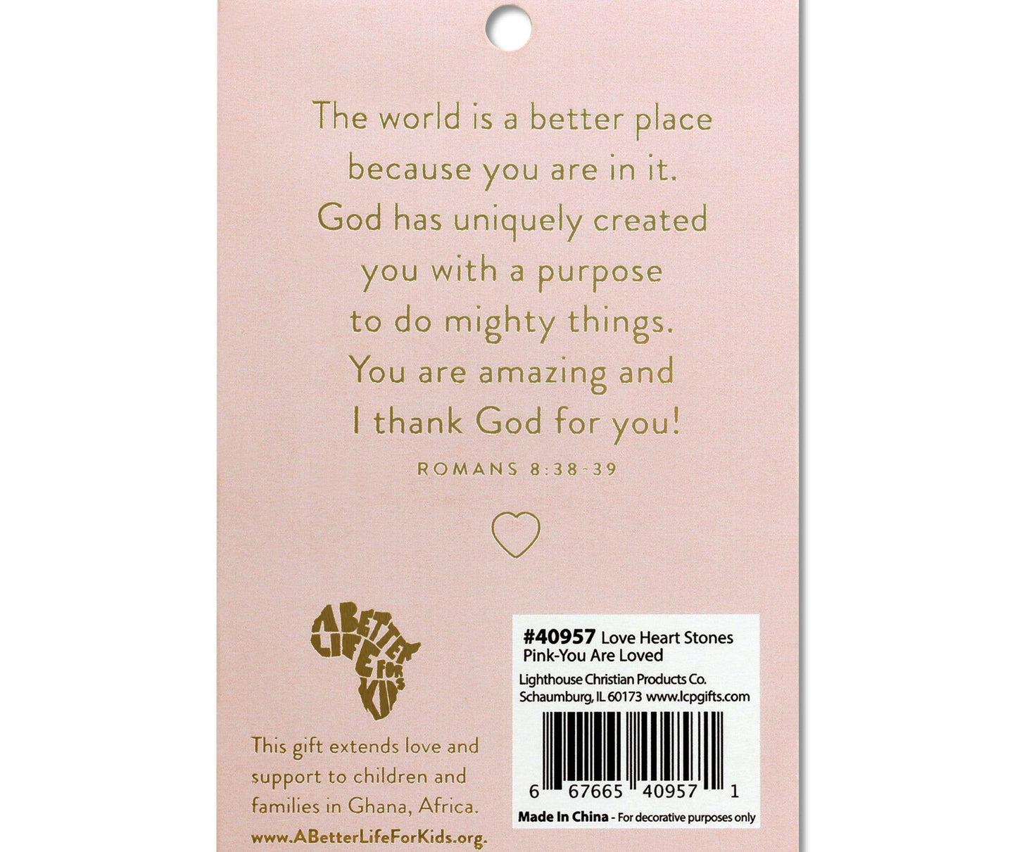 LCP Heart Stone Card You Are Love