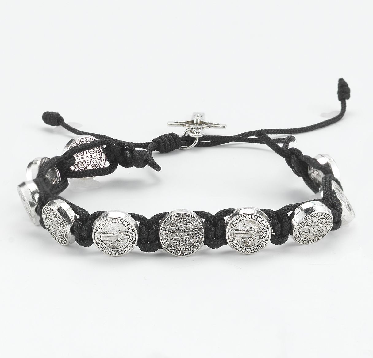 St. Benedict Knotted Cord Bracelet