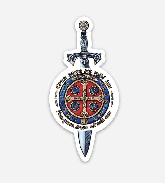 Benedict Sword Die-Cut Decal