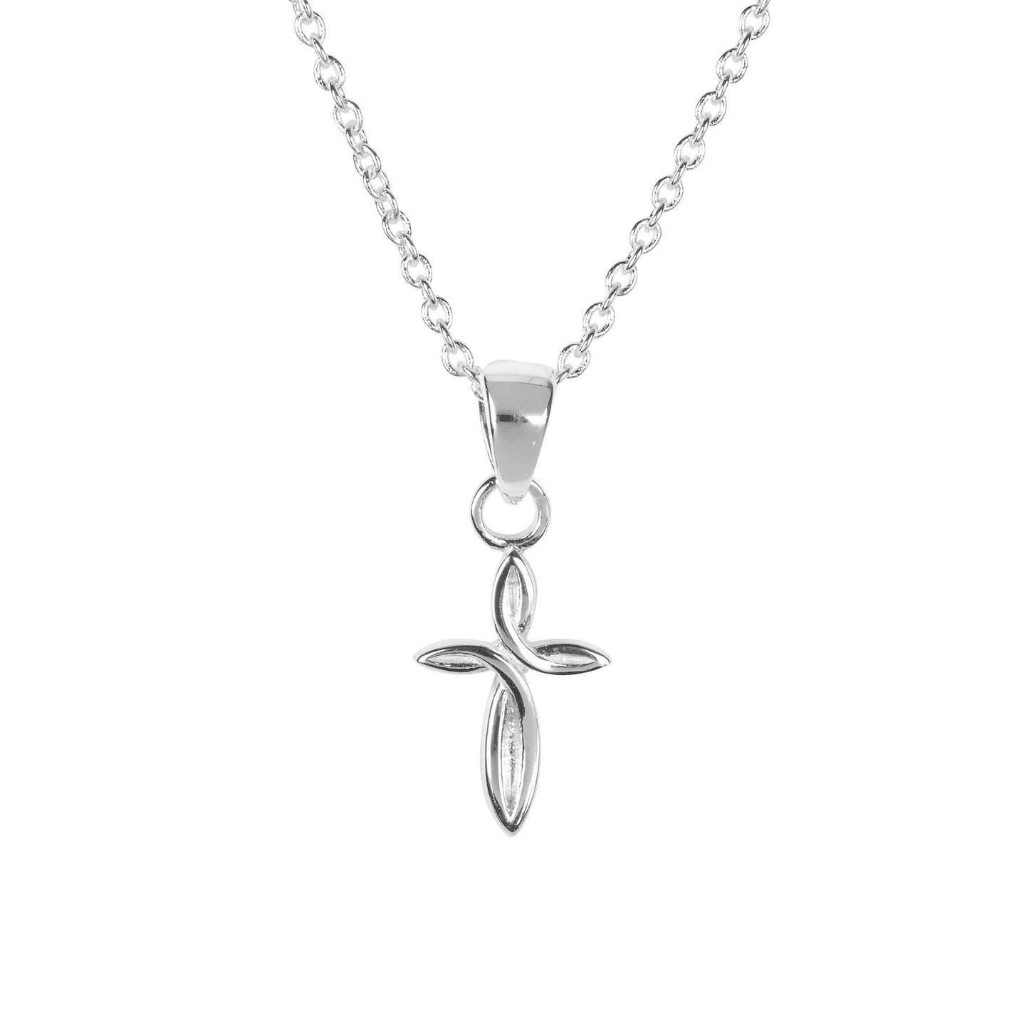 Necklace To My Granddaughter Petal Cross