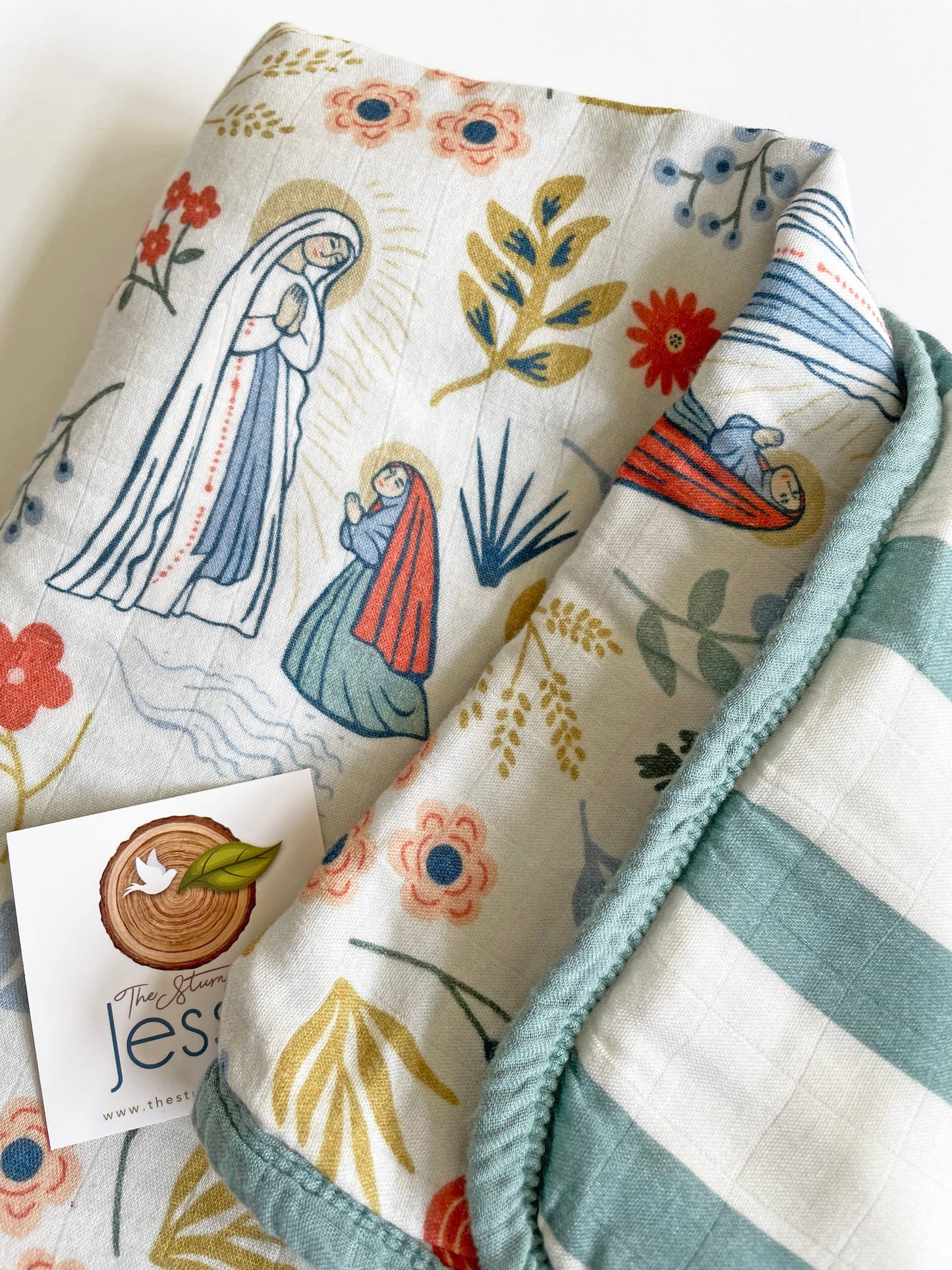 Our Lady of Lourdes & St. Bernadette Quilt