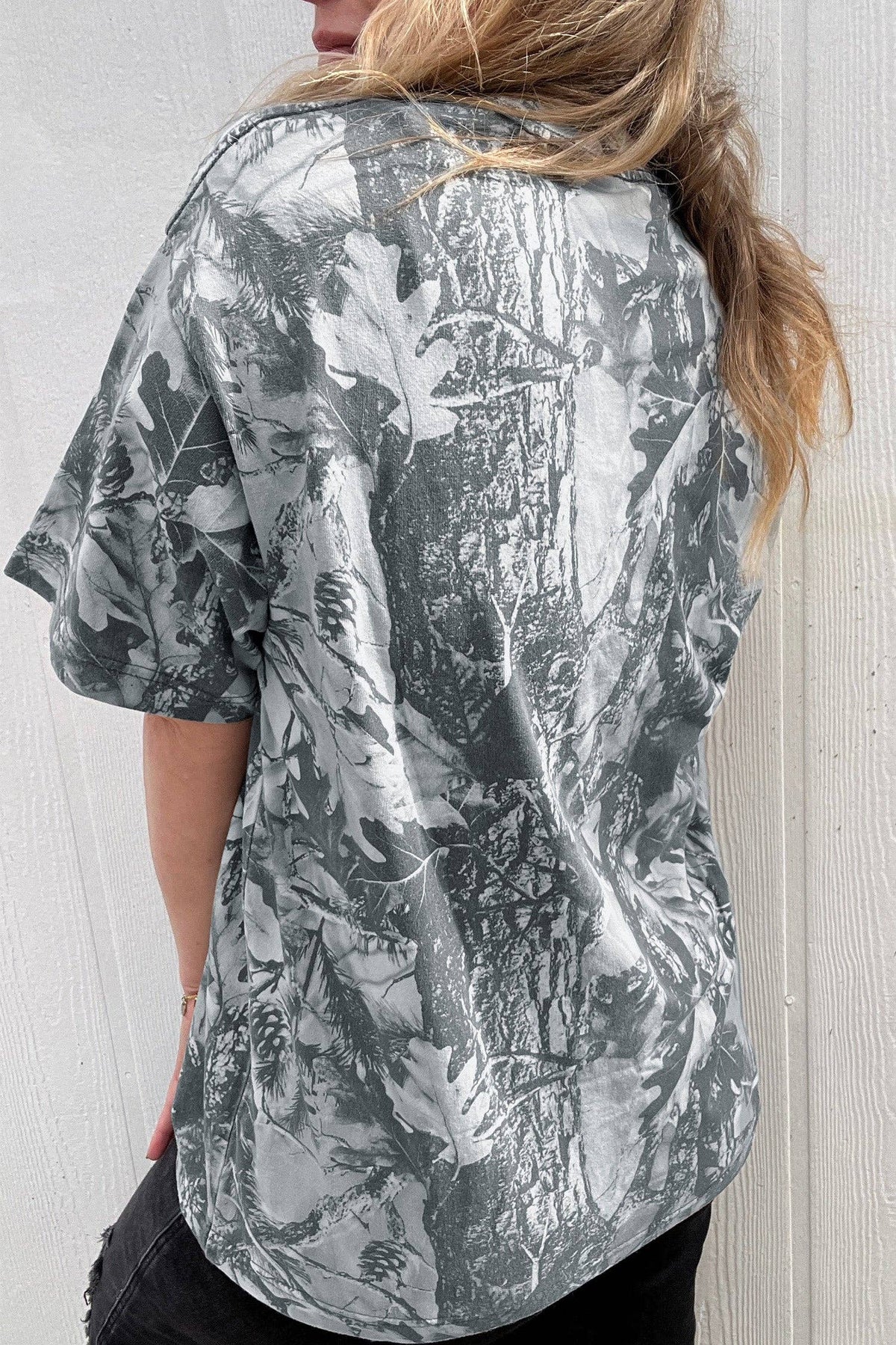 Graphic Tee Casual Oversized Jesus Letter Print