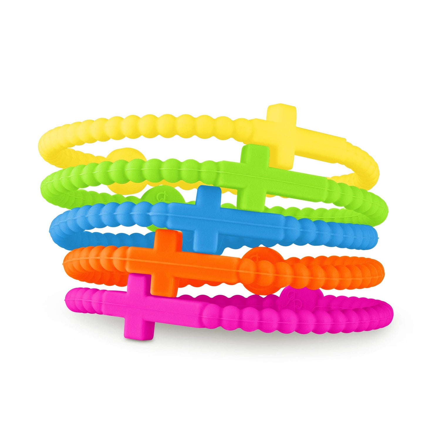 Jesus Silicone Cross Bracelets