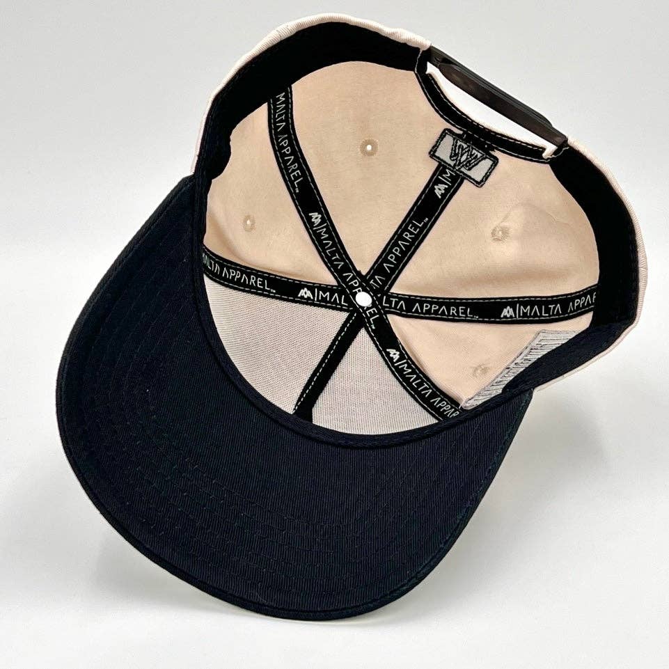 ‘SERVANT’ Premium SnapBack - Cream/Black
