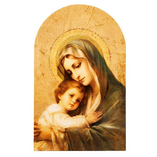 Tendor Madonna Arched Plaque