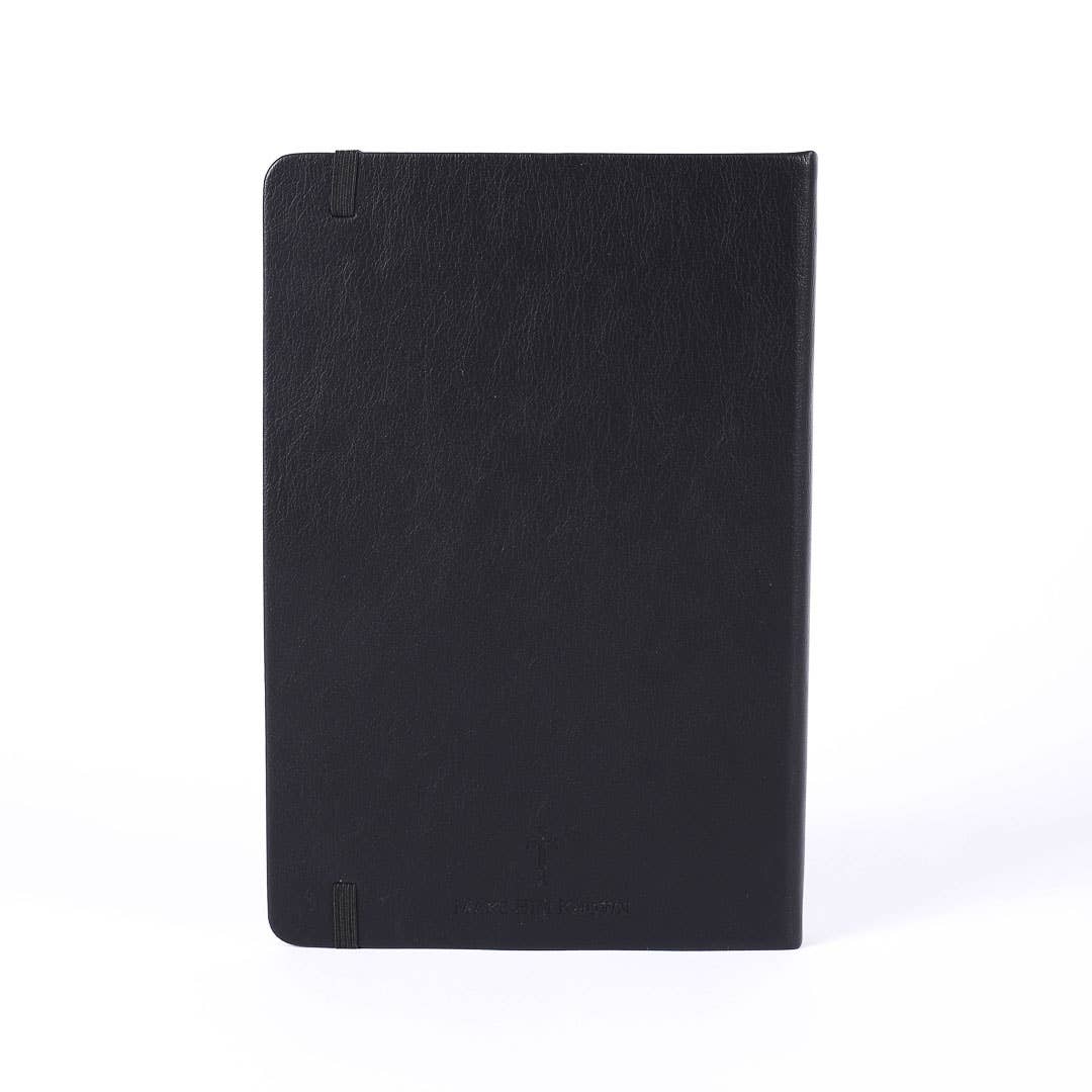 Hardcover Black Wineskin Journal (420 Pages)