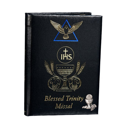 Blessed Trinity Missal with Antique Silver Chalice