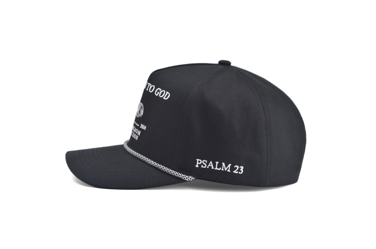All Glory To God Rope Snapback Hat