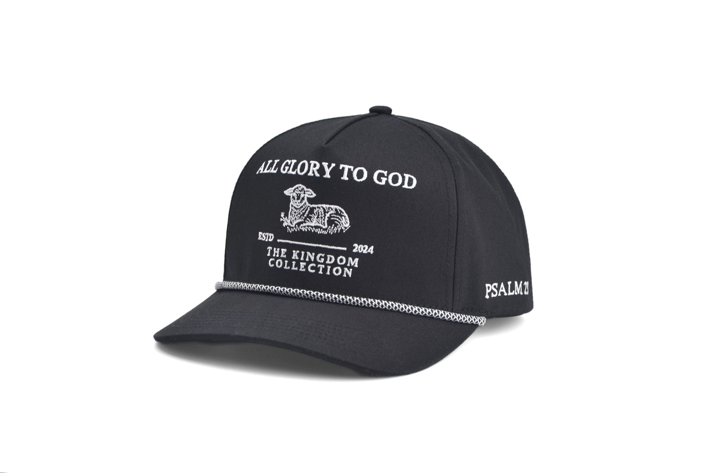 All Glory To God Rope Snapback Hat