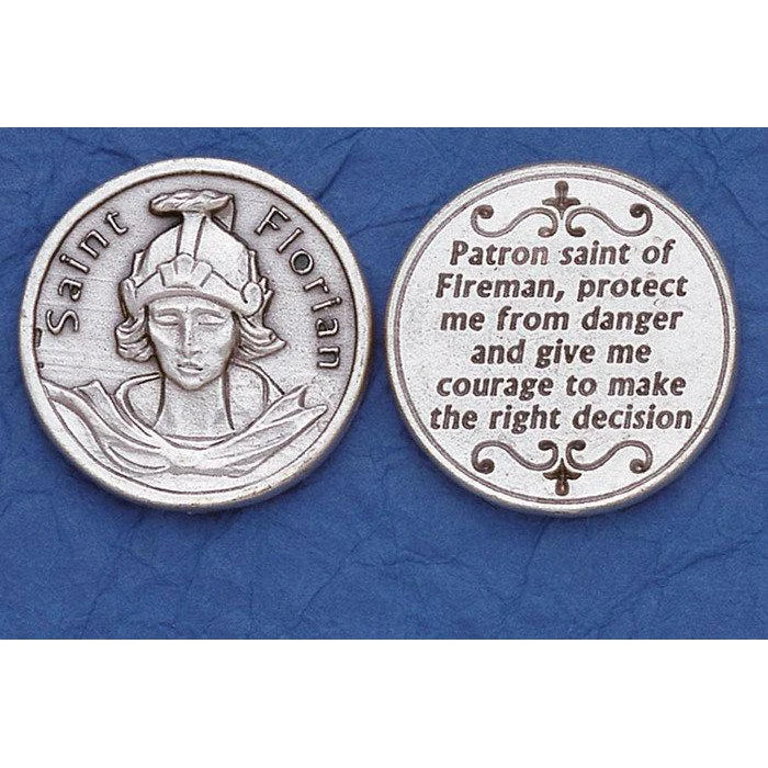 St. Florian Fire Fighter Pocket Token