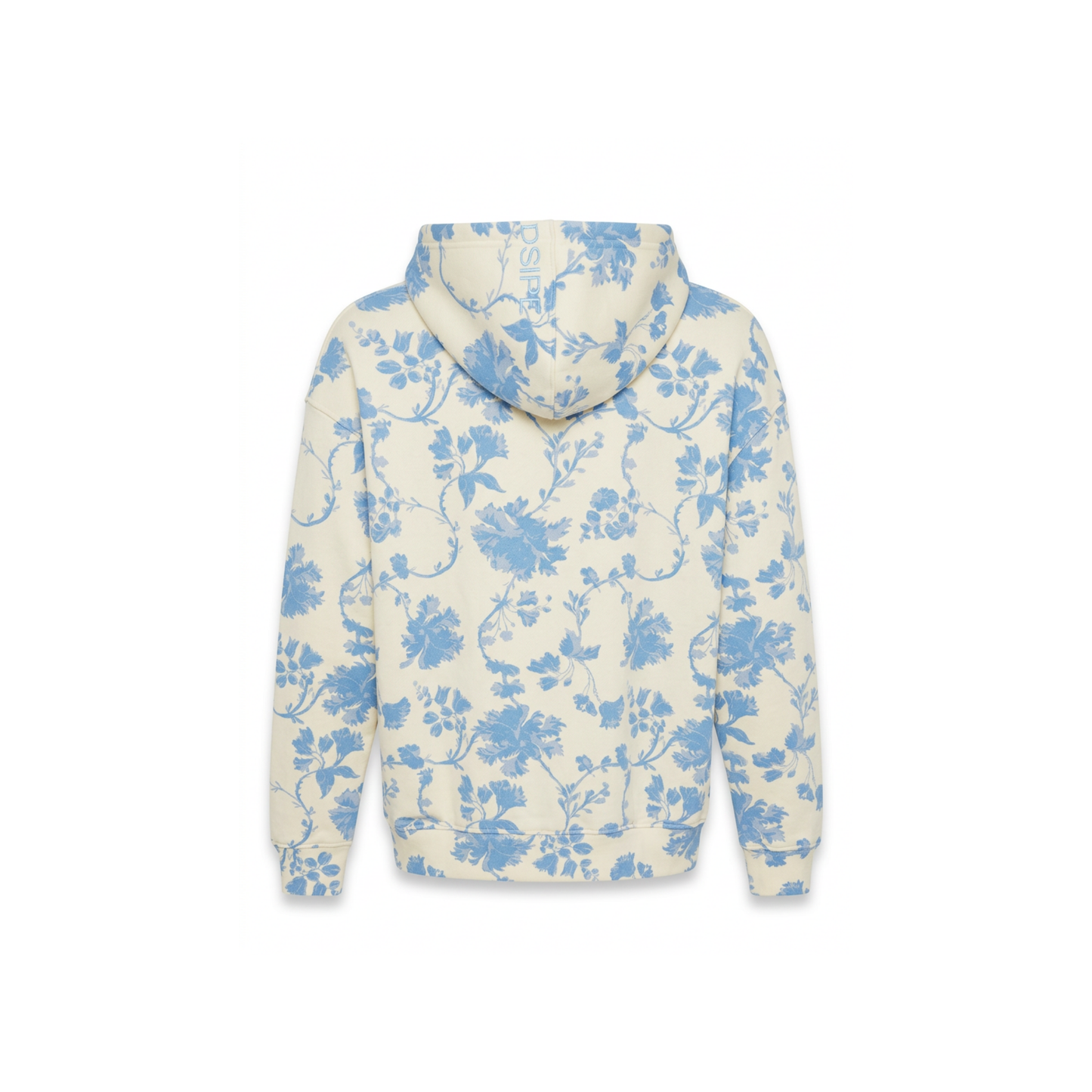 Jesus is King Blue Floral  Hoodie