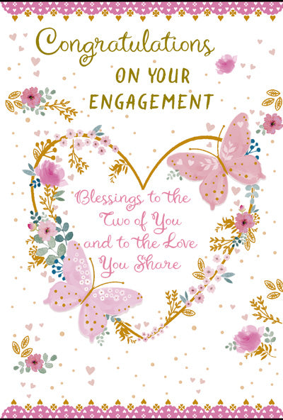 Congratulations on Your Engagement Greeting Card
