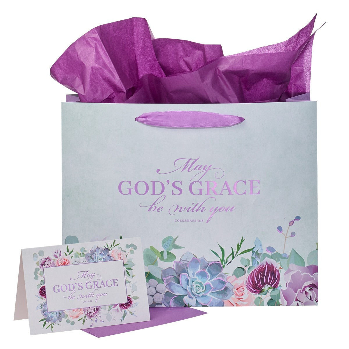 Large Scripture Gift Bag with Card & Tissue
