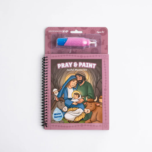 Pray & Paint Mysteries of the Rosary Water Reveal