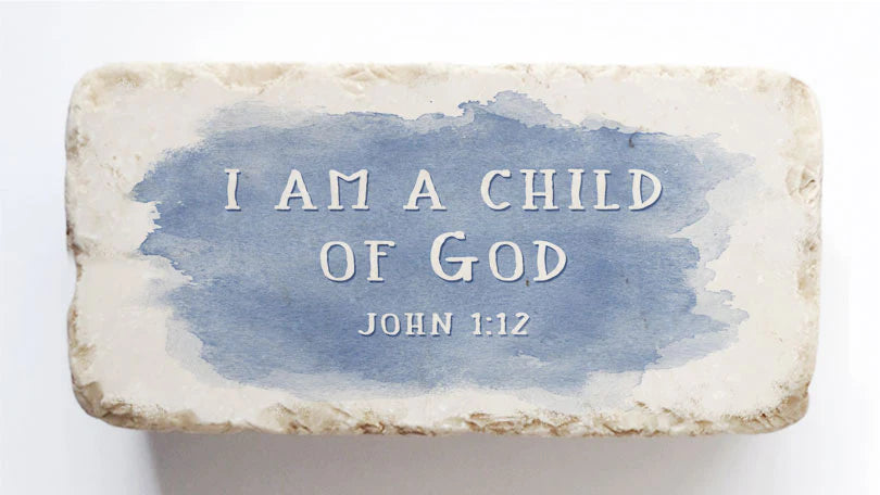 John 1:12  Half Stone Block
