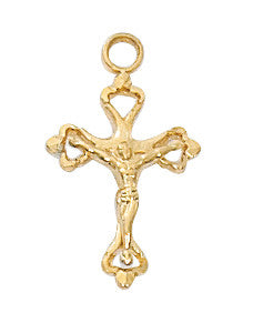 16" CH G/SS CRUCIFIX