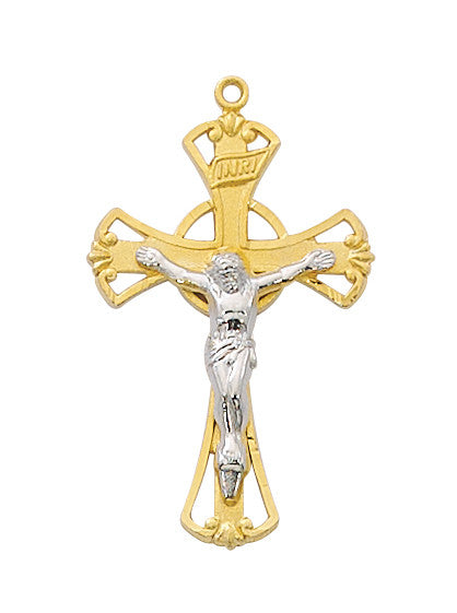 G/SS two tone Crucifix
