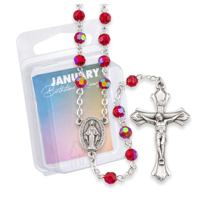 Birthstone rosary January