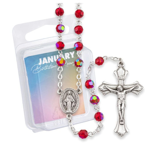 Birthstone rosary January