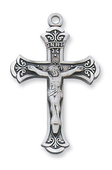 18" CH SS CRUCIFIX