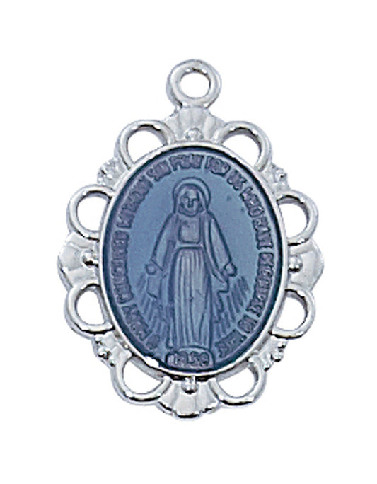 CH SS BLUE MIRACULOUS MEDAL