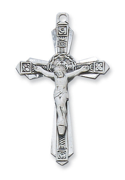 SS Crucifix 24" Chain 1