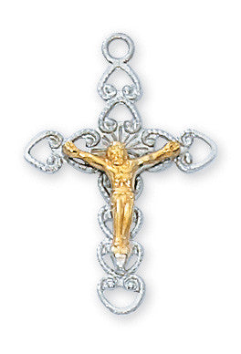 SS Crucifix 18" Chain 2