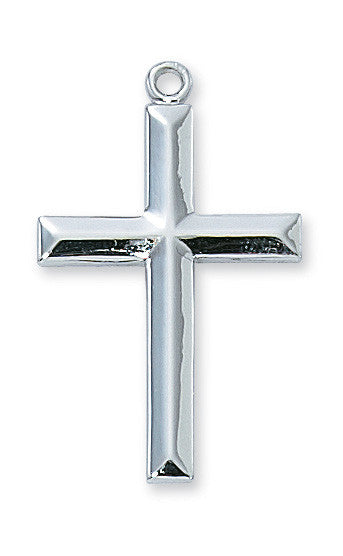 Sterling Silver Cross 24" Chain