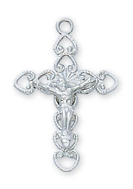 Sterling Silver Crucifix 18" Chain