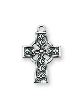 Sterling Silver Celtic Cross Necklace