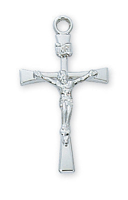 18" CH SS CRUCIFIX