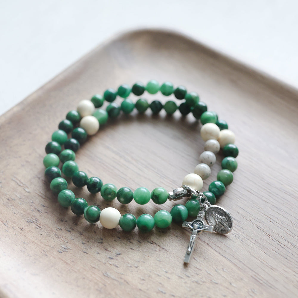 Life | Stretch & Wrap Rosary Bracelet