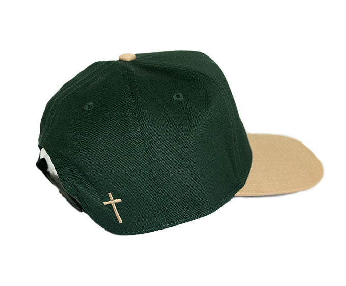 Mount of Olives Dark Green Snapback Hat